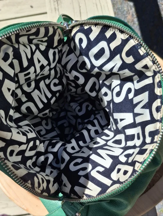 Marc By Marc Jacobs Emerald Green Leather Classic Q Natasha Crossbody Bag - Picture 13 of 16